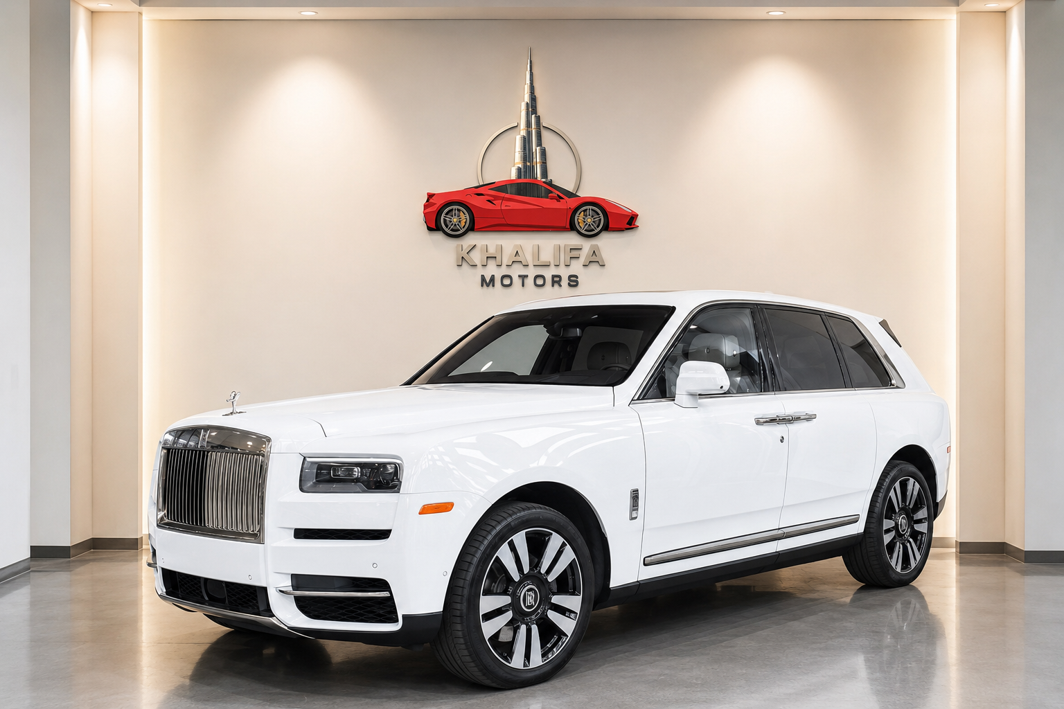 Rolls-Royce Cullinan en showroom Khalifa Motors